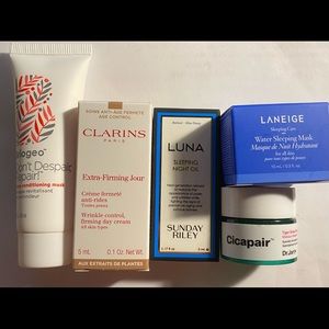 Skincare and Haircare Sample Set